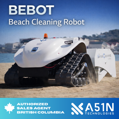 Bebot environmental beach cleaning Robot